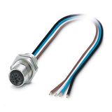 SACC-DSI-M12FSL4CONM16/0,2-1,5 - Device connector, rear mounting