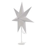 Decorations - white paper star candlestick, 67x45 cm, for E14 bulb, IP20