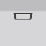 TOLEDO FLAT+ square, 15 W, 1550 lm, 827-865, anthracite, DALI Recessed