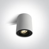 WHITE BLACK REFLECTOR GU10 10W ADJUSTABLE 100-240V