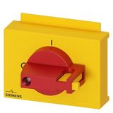 Accessory for 3KD0 size 1 direct handle, Emergency switching off, 4-pole padlockable in OFF-position Accessories
