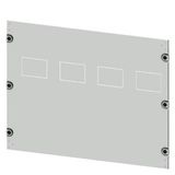 Masking frame 3VA20 (100 A), 3VA21 (160 A), 3VA22 (250 A), 4-pole, fixed-mounted, drive: motorized