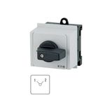 T0-3-115/IVS Reversing switches, T0, 20 A, service distribution board mounting, 3 contact unit(s), Contacts: 5, 90 °, maintained, Without 0 (Off) position, 1-2, SO