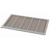 XTSZDPA5 Grid / metal braiding IP4X for door, 5 columns, grey