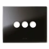 NEW STYLE GLASS PLATE BLACK 3 CONTR