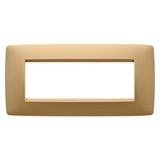 ONE PLATE - IN PAINTED TECHNOPOLYMER - 6 MODULES - GOLD - CHORUSMART