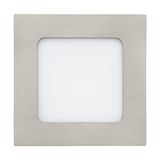 LED-CCT-recessed spot 120X120 NICKEL'FUEVA'