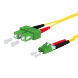 OpDAT patch cord SC-D APC/LC-D APC OS2, 0.5 m