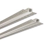 Built-in aluminum profile AG for plasterboard, 53x14mm, without diffuser, 3m