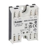 Hockey puck two-phase, 25A, 3…32VDC, Faston terminals
