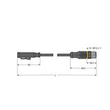 Deutsch Connector Extension Cable   DT06-2S-S-2-RSC4.234T/TXL