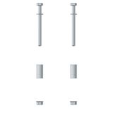 Mounting set PD-QK-DS120