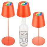 RGB/W Accu table lamp, IP44, 2,5W, incl. bottle cap