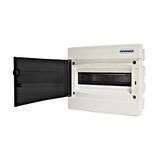 Flush-mounted enclosure 1-row, 12MW, for partition wall