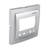 COVER PLATE F/MULTIF CHRONOTHERMOSTAT ALUM