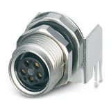 SACC-DSI-M8FS-5CON-M10-L90 DN - Device connector, rear mounting