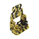 Wago Mounting adapter for TS 15, dark grey-yellow