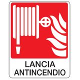Fire sign - Al - Dimensions: 250x310 mm