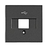 USB coupler cover, anthracite