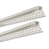 Corner aluminum profile AR for plasterboard, 46x26mm, Whitey diffusion, 2m