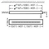 Recessed luminaires Creavo C Lens White ETDD 38W 4200lm Wall-Wash (WW) IK03 3 SDCM 7626451