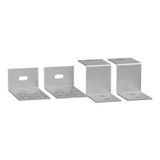 PE conductor support kit Horizontal, PrismaSeT P & G, for Linergy 6300A HBB, set of 2