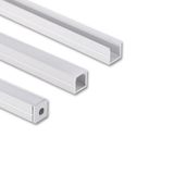 Attached aluminum profile PW 11x11mm, Whitey diffusion 1m