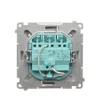 1/2 key left-sided with pictogram for electronic products, light gray matt
