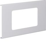 Pre-cut lid 2gang, FB 60130, light grey