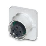 SACC-SQ-M12FS-5CON-20-L180 - Device connector front mounting