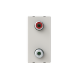 N2155.2 DN - RCA socket 2x (Red-White)
