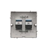 Touch panel 3 modules, Modul 1: 1 touch field, Module 2: 4 touch fields, Module 3: 2 horizontal touch fields, Fixing: horizontal, White pearl