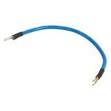 Cable bridge NYAF 10 mm², 250mm long, color blue
