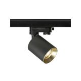 DARIO for 3-circuit tracks black brushed brass 230V LED GU10 9W