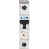 Miniature circuit breaker (MCB), 13 A, 1p, characteristic: C, DC