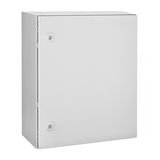 Wall-mounted enclosure 1 door IP66 H=600 W=500 D=260mm
