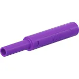 4 mm socket, screw connection, 2.5 mm², mounting Ø 9.6 mm, CAT II/CAT III, purple, 66.2054-26