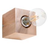 ARIZ WALL LAMP NATURAL WOOD E27 1X60W IP20