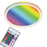 Ultra flat RGB/W-LED panel with Backlight, white, 1xLED/22W