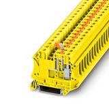 UT 6-MT P/P YE - Knife-disconnect terminal block