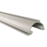 Ceiling aluminum profile AB for plasterboard, 102x49mm, Whitey diffusion, 1m