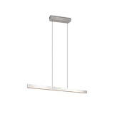 Donegal LED pendant brushed steel