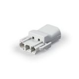 NCC31S.GX2 | Coupler 3p plug, str-rel, grey, 10/p.