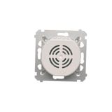 R-TV-SAT final aerial socket, atten.: 1dB, Silver matt, metalic