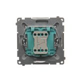 Bell Button, (module), 10AX, quick connection, cream white/electro white