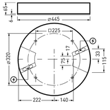 Downlights Onplana Diffuser Anthracite ET 39W 4700lm Lambertian (L) IP40 IK06 3 SDCM