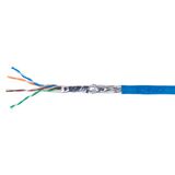 SF/UTP Cable Cat.5e, 4x2xAWG24/1, PVC, Eca, blue (The price is shown without markup on metals. Request a quote for accurate information)