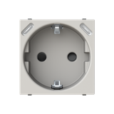 Socket outlet Schuko with USB C+C 15 W charger- 2M - Dune
