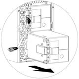 Battery insertion box  for USDD500/600 without batteries
