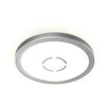 FREE ultra flat LED ceiling light, white-silver, 1xLED/12W